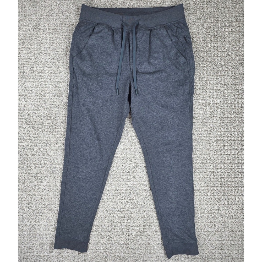 Birddogs Boom Mens Size Large Joggers Gray Drawstring Elastic Waist Pants